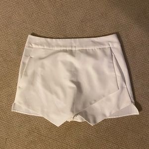 White envelope skirt